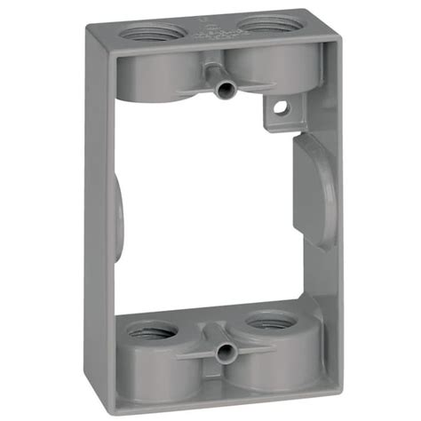 electrical box extension box closed|exterior electrical outlet box extender.